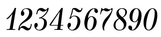Kuzanyanc italic Font, Number Fonts