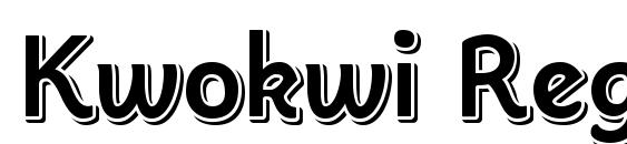 Шрифт Kwokwi Regular
