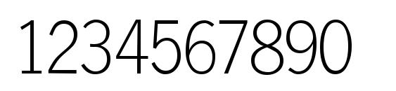 L730 Sans Regular Font, Number Fonts