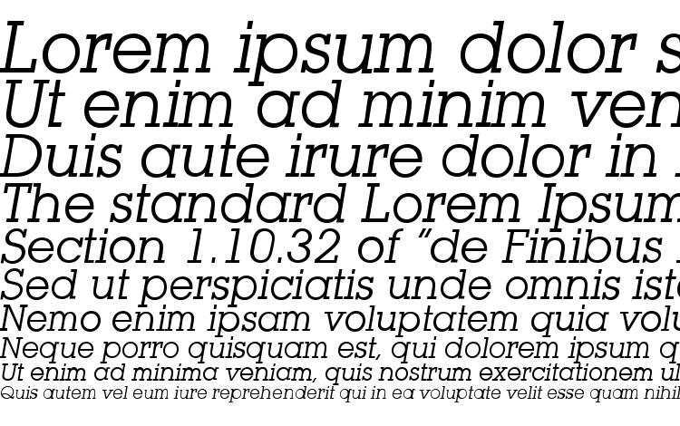 specimens L850 Slab Italic font, sample L850 Slab Italic font, an example of writing L850 Slab Italic font, review L850 Slab Italic font, preview L850 Slab Italic font, L850 Slab Italic font