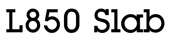 L850 Slab Medium Regular Font