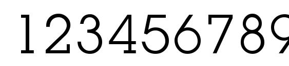 L850 Slab Regular Font, Number Fonts