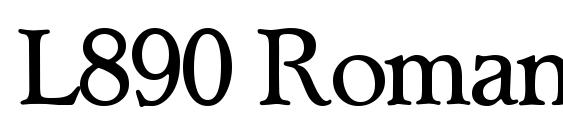 L890 Roman Bold font, free L890 Roman Bold font, preview L890 Roman Bold font