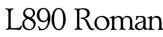 L890 Roman Regular Font