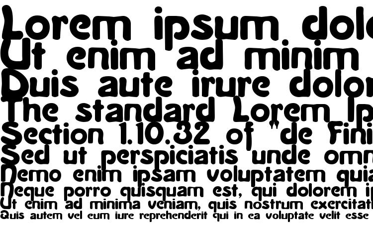 specimens La Negrita font, sample La Negrita font, an example of writing La Negrita font, review La Negrita font, preview La Negrita font, La Negrita font