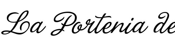 La Portenia de la Recoleta font, free La Portenia de la Recoleta font, preview La Portenia de la Recoleta font