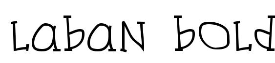 Laban bold Font