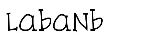 Labanb font, free Labanb font, preview Labanb font