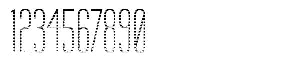 Labtop tartan Font, Number Fonts