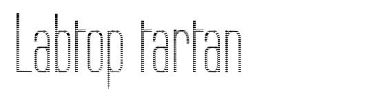 Labtop tartan font, free Labtop tartan font, preview Labtop tartan font
