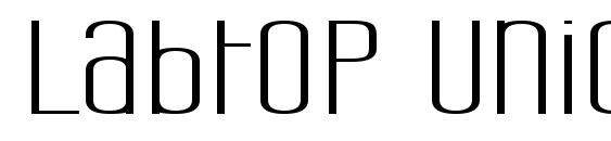 Labtop Unicase Superwide Font