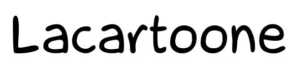шрифт Lacartoonerie, бесплатный шрифт Lacartoonerie, предварительный просмотр шрифта Lacartoonerie