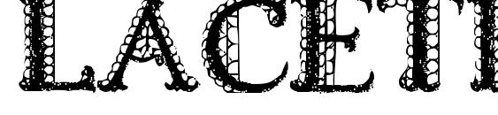шрифт LACETRIM, бесплатный шрифт LACETRIM, предварительный просмотр шрифта LACETRIM