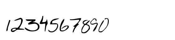 Lackey Font, Number Fonts