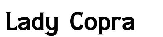 Lady Copra font, free Lady Copra font, preview Lady Copra font