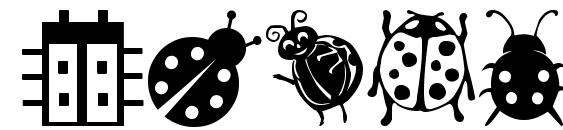 Ladybug Dings font, free Ladybug Dings font, preview Ladybug Dings font