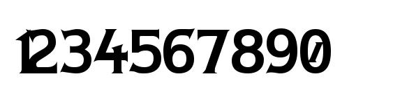 Ladyca Font, Number Fonts