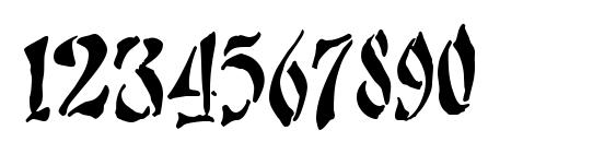 Lafcadio Font, Number Fonts