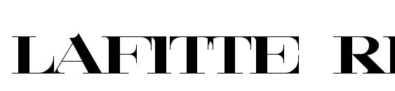 Lafitte regular Font