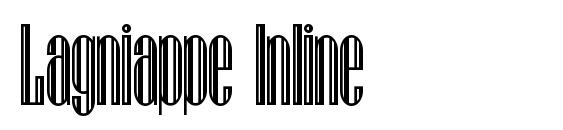 шрифт Lagniappe Inline, бесплатный шрифт Lagniappe Inline, предварительный просмотр шрифта Lagniappe Inline