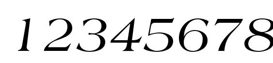 Lagunac italic Font, Number Fonts