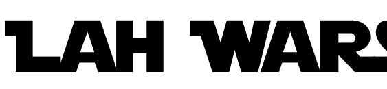 шрифт Lah Wars, бесплатный шрифт Lah Wars, предварительный просмотр шрифта Lah Wars