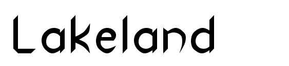 Lakeland font, free Lakeland font, preview Lakeland font