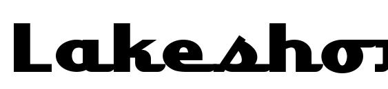 Lakeshor(1) font, free Lakeshor(1) font, preview Lakeshor(1) font