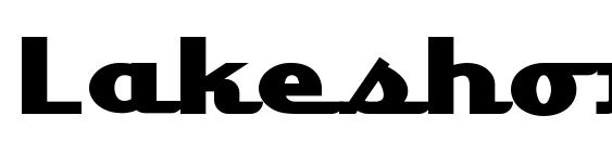 шрифт Lakeshor, бесплатный шрифт Lakeshor, предварительный просмотр шрифта Lakeshor
