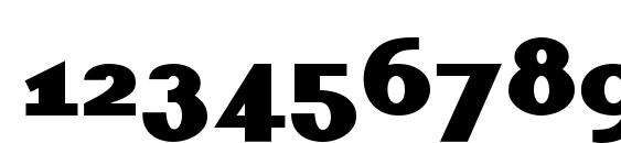 Lakeshore Drive NF Font, Number Fonts