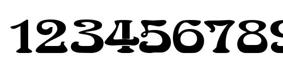 Lalique black Font, Number Fonts