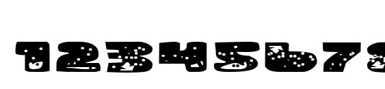 Land Shark Expanded Font, Number Fonts