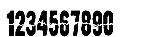 Land Speed Record Font, Number Fonts