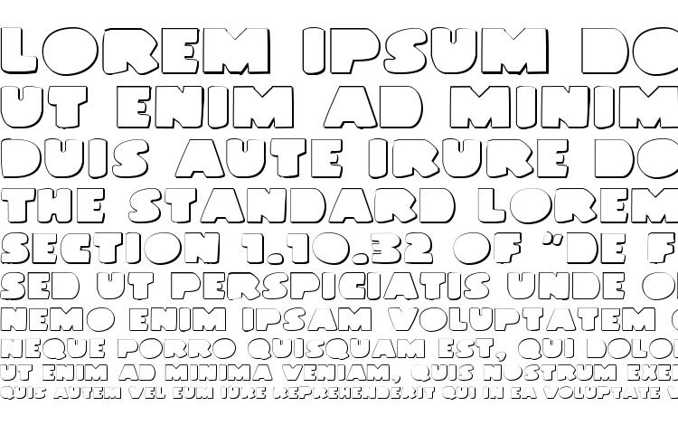 specimens Land Whale Outline font, sample Land Whale Outline font, an example of writing Land Whale Outline font, review Land Whale Outline font, preview Land Whale Outline font, Land Whale Outline font