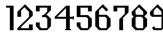 Landmark Font, Number Fonts