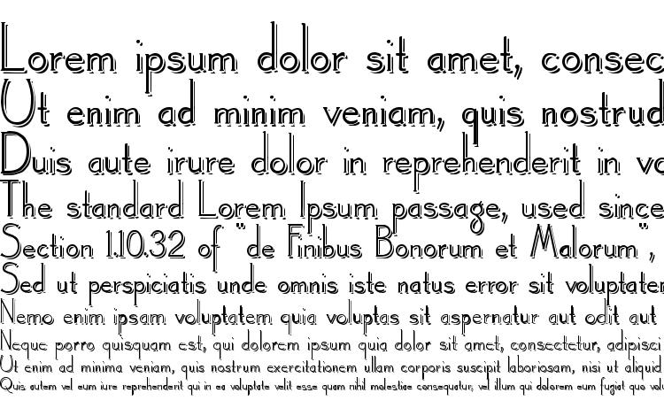 specimens Landsdowne Shadowed font, sample Landsdowne Shadowed font, an example of writing Landsdowne Shadowed font, review Landsdowne Shadowed font, preview Landsdowne Shadowed font, Landsdowne Shadowed font