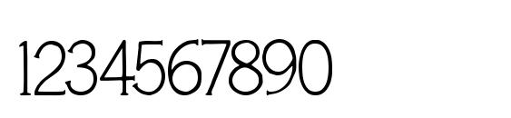 Landsdowne Font, Number Fonts