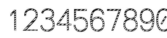 Lane Cane Font, Number Fonts