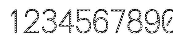 Lanecane Font, Number Fonts