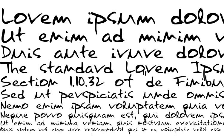 specimens Lanny Regular font, sample Lanny Regular font, an example of writing Lanny Regular font, review Lanny Regular font, preview Lanny Regular font, Lanny Regular font