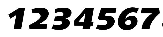 Lansettessk italic Font, Number Fonts