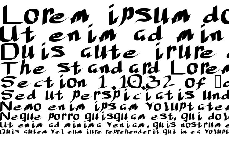 specimens Lantfnask font, sample Lantfnask font, an example of writing Lantfnask font, review Lantfnask font, preview Lantfnask font, Lantfnask font