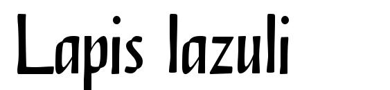 Шрифт Lapis lazuli