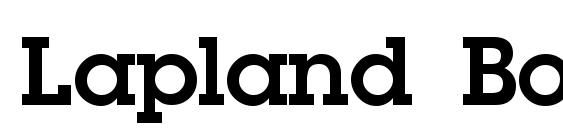 Шрифт Lapland Bold
