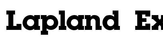 Lapland ExtraBold Font