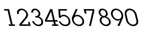 LaplandLefty Regular Font, Number Fonts