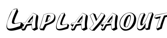 Laplayaoutlinescapsssk font, free Laplayaoutlinescapsssk font, preview Laplayaoutlinescapsssk font