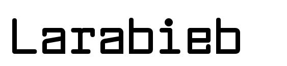 Larabieb font, free Larabieb font, preview Larabieb font