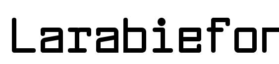 Larabiefont Bold font, free Larabiefont Bold font, preview Larabiefont Bold font