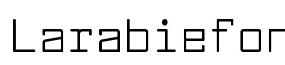 Larabiefont font, free Larabiefont font, preview Larabiefont font